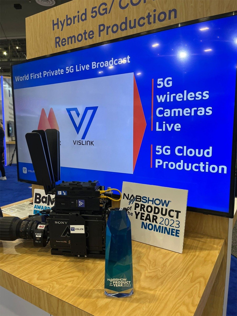 Vislink 5G Link NAB Award image